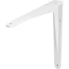 Geen Plankdrager model 13 mat wit aluminium 20x25 cm Online