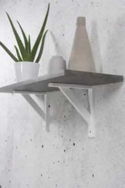 Geen Plankdrager model M15 wit 20x25 cm