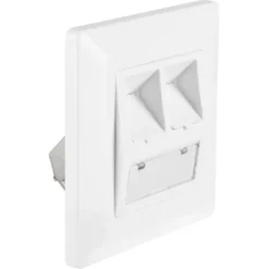 Q-link FTP contactdoos CAT7 inbouw dubbelvoudig 8 polig RJ45 Best