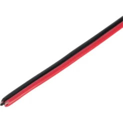 Q-link luidsprekersnoer 2 x 0,75 mm² 25 meter rood/zwart Clearance