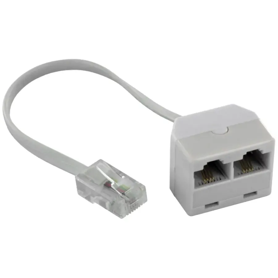 Q-link telefoon splitter modulair ADSL wit Best