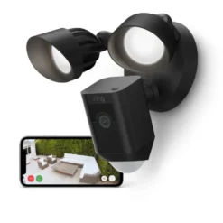 Ring Floodlight Camera Wired Plus Zwart