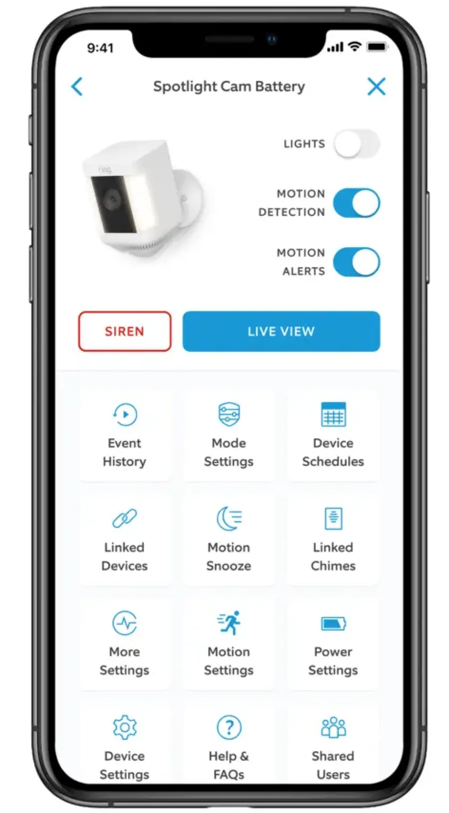 Ring Spotlight Camera Plus Plug-in Wit Clearance