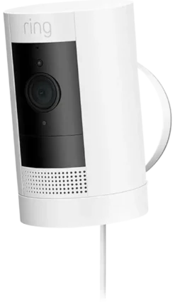 Ring Stick Up Camera Plug-in Wit New