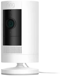 Ring Stick Up Camera Plug-in Wit New
