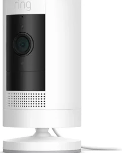 Ring Stick Up Camera Plug-in Wit New