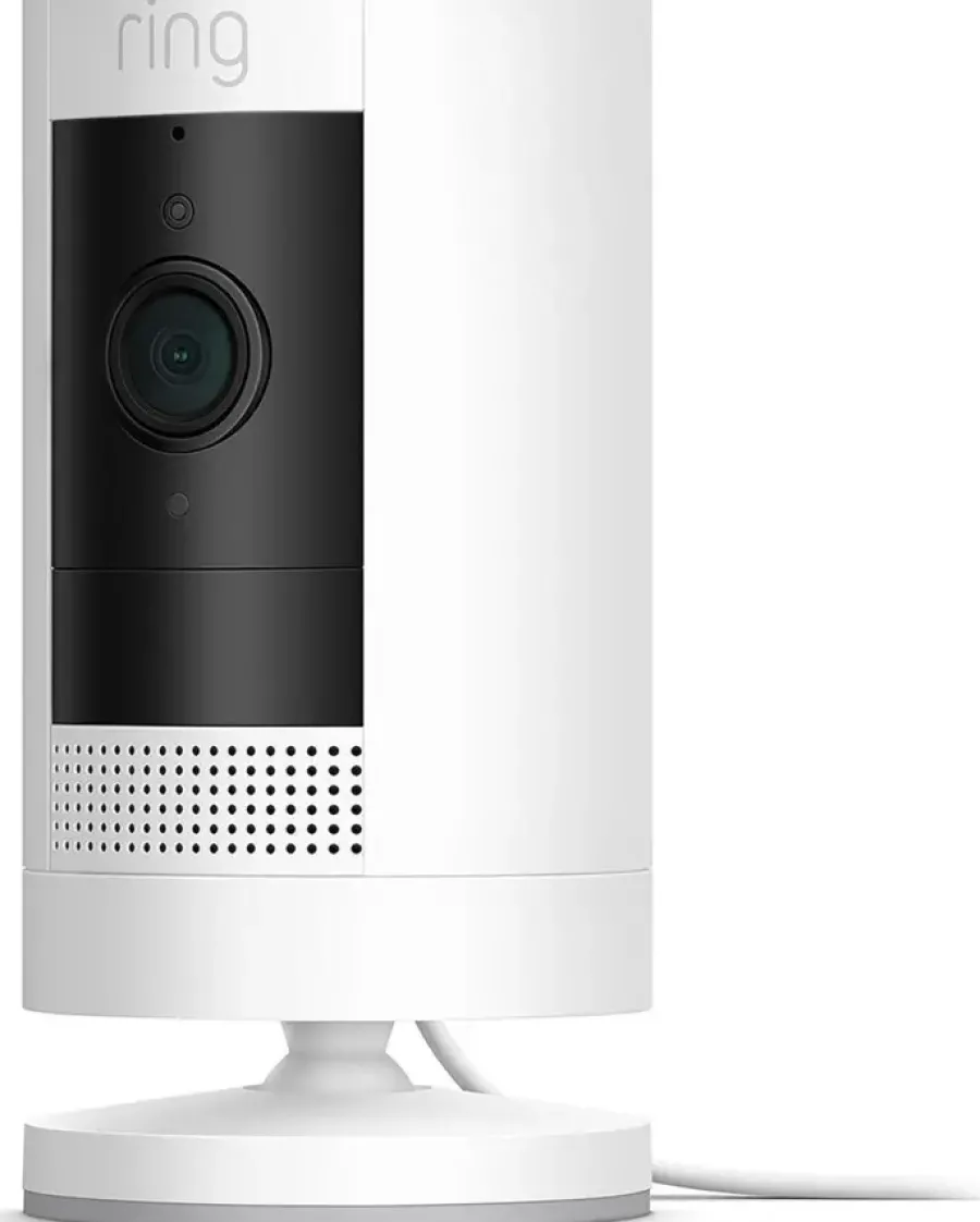 Ring Stick Up Camera Plug-in Wit New