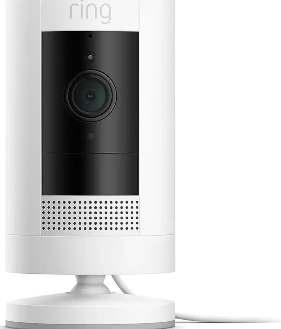Ring Stick Up Camera Plug-in Wit New