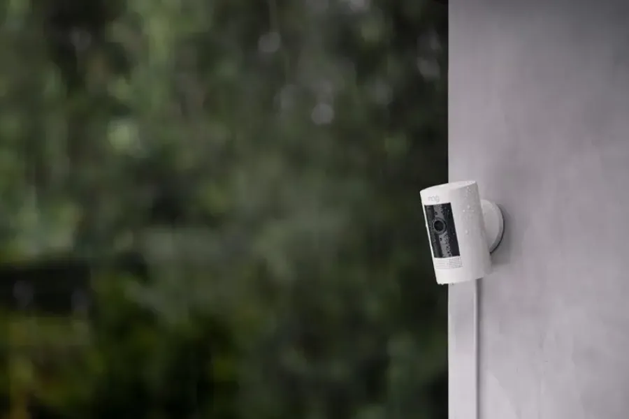 Ring Stick Up Camera Plug-in Wit New
