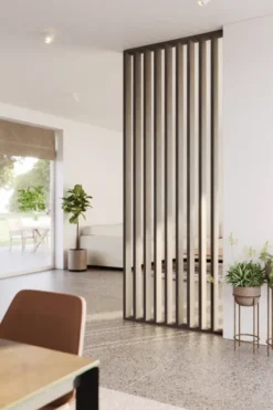 Geen Roomdivider complete set grijs eiken 260x100cm Hot