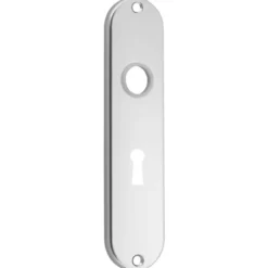 Geen Schild met sleutelgat ovaal 56mm aluminium Outlet
