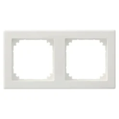 Schneider Electric Schneider Merten System-M Smart Afdekraam 2-voudig Polarwit Outlet