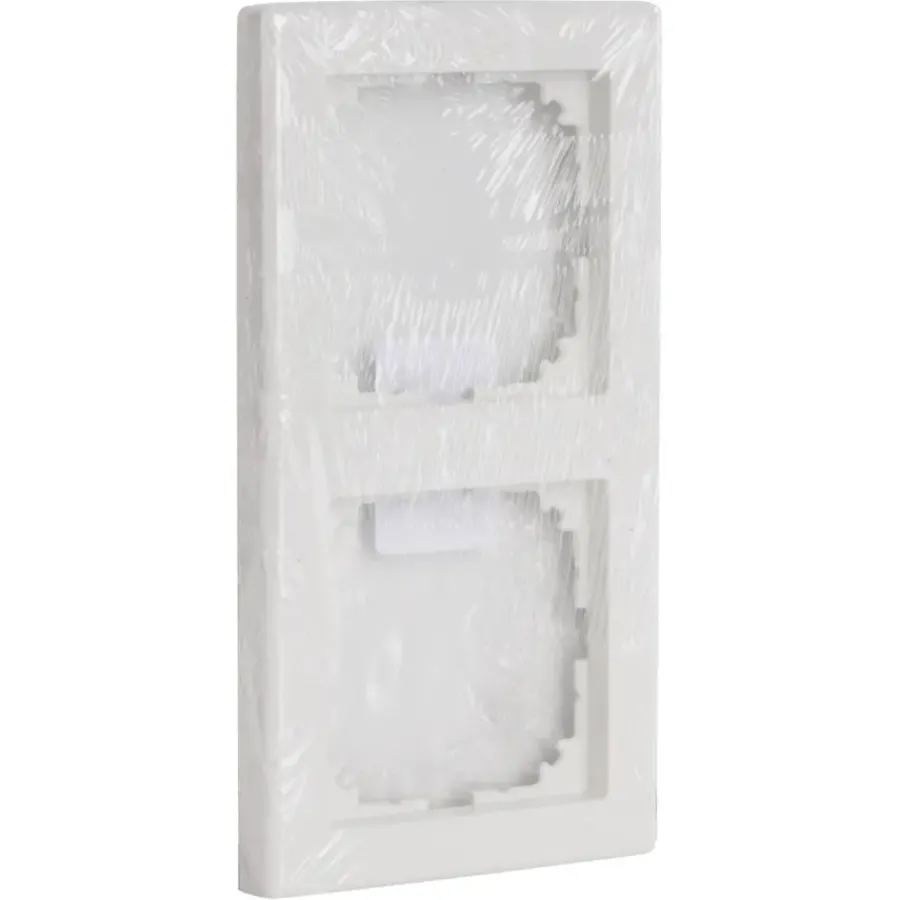Schneider Electric Schneider Merten System-M Smart Afdekraam 2-voudig Polarwit Outlet