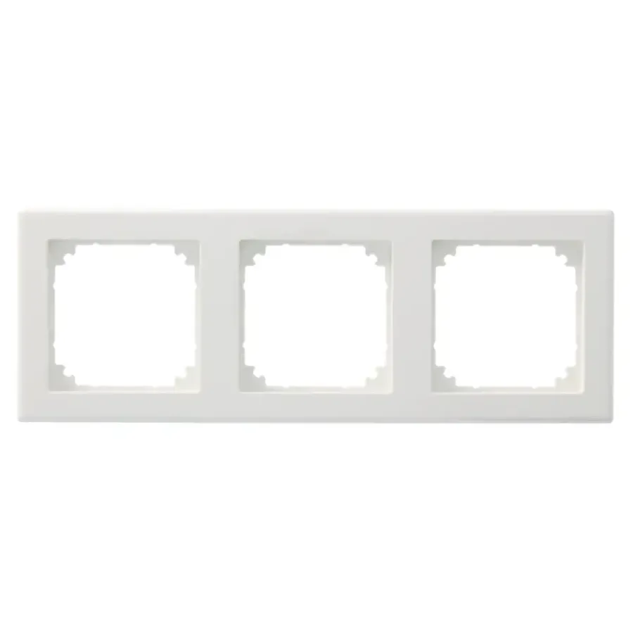 Schneider Electric Schneider Merten System-M Smart Afdekraam 3-voudig Polarwit