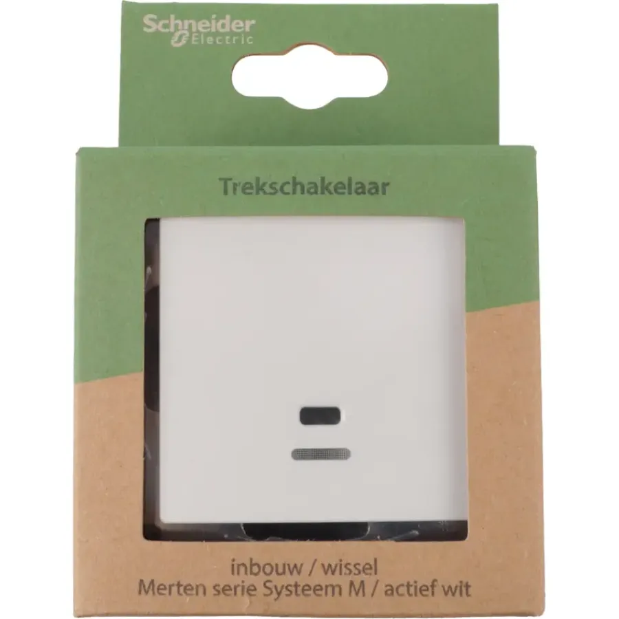 Schneider Electric Schneider Merten System-M Trekschakelaar Actief Wit