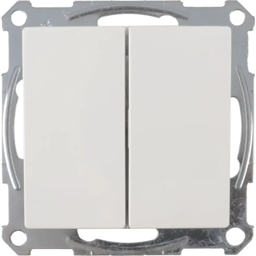 Schneider Electric Schneider Merten System-M Wissel/ Wisselschakelaar Actief Wit Best