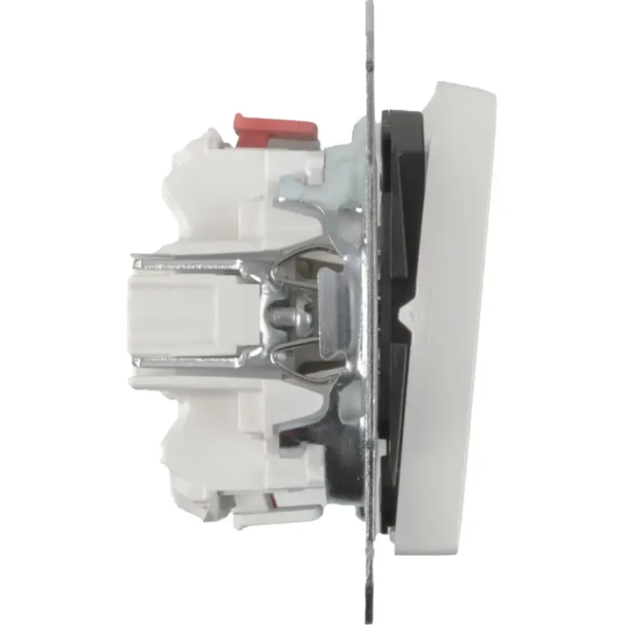 Schneider Electric Schneider Merten System-M Wissel/ Wisselschakelaar Actief Wit Best