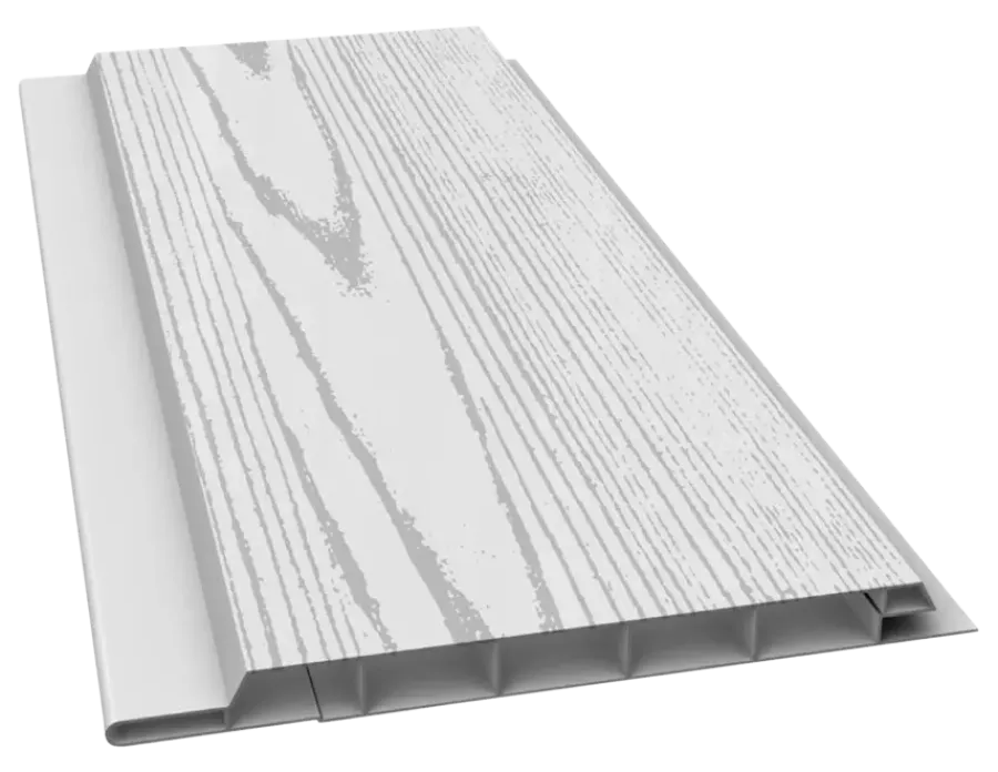 Geen Schroot PVC wit essen 270x10 cm 2,7 m² 10 stuks