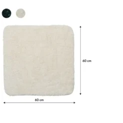 Sealskin badmat angora 60x60cm off-white