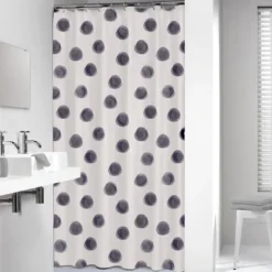 Sealskin douchegordijn mood 180x200cm blauw/wit