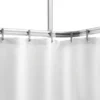 Sealskin Easy Roll douchegordijnstang mat aluminium 90x90 cm incl. haken en plafondsteun