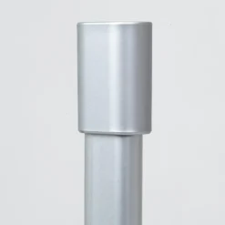 Sealskin Easy Roll douchegordijnstang mat aluminium 90x90 cm incl. haken en plafondsteun
