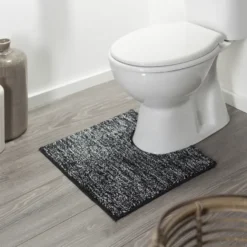Sealskin WC mat Speckles Zwart 50x45 cm