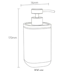 Sealskin Zeepdispenser Mind donker groen 200 ml vrijstaand