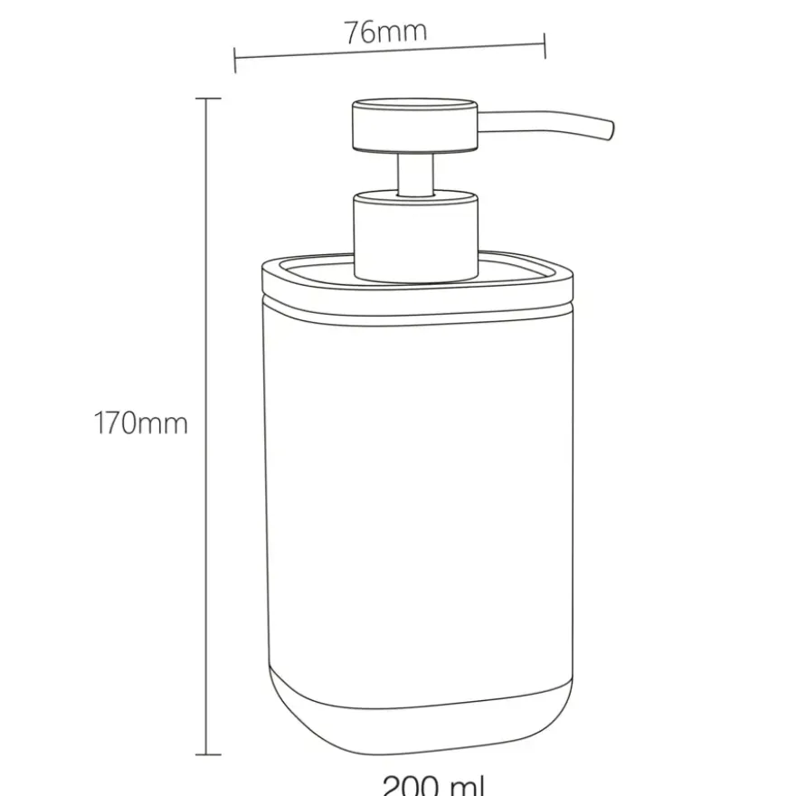 Sealskin Zeepdispenser Mind donker groen 200 ml vrijstaand
