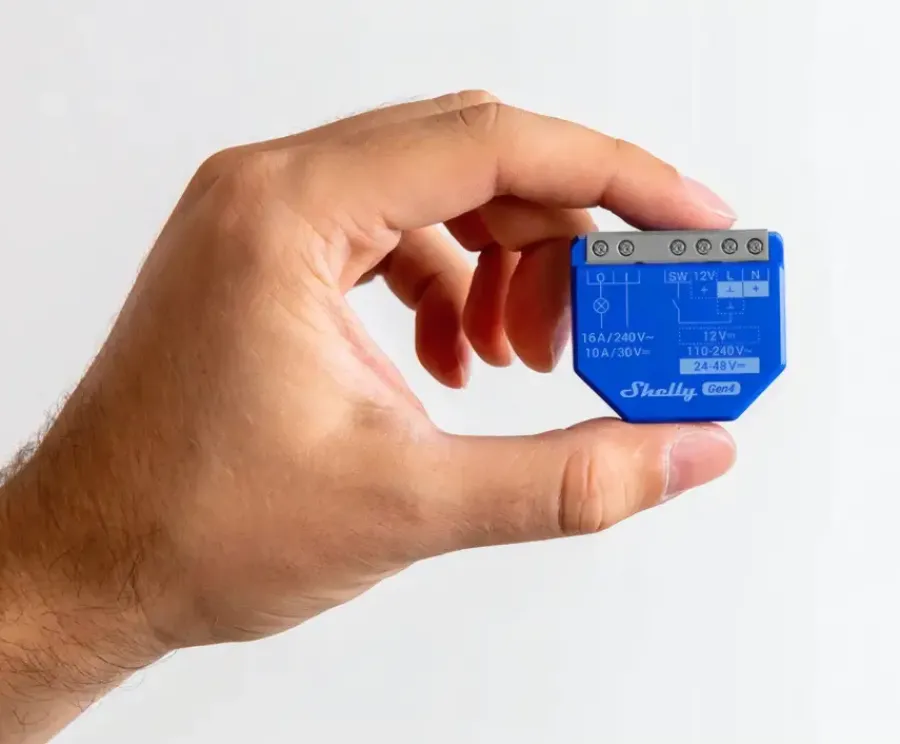 SHELLY 1 Gen4 slimme schakelaar WiFi Online