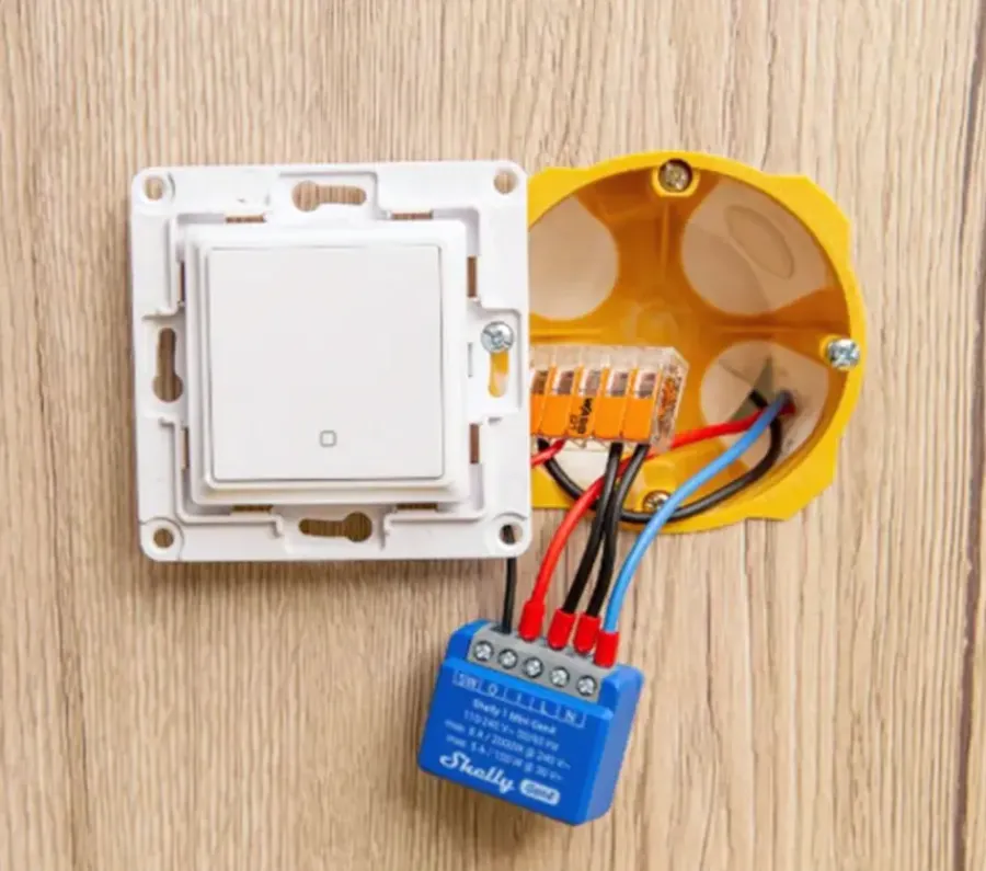SHELLY 1 Mini Gen4 slimme schakelaar WiFi Clearance