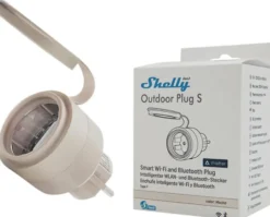 SHELLY Outdoor Plug S Gen3 slimme stekker & energiemeter WiFi Bluetooth IP44 Outlet