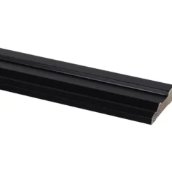 Geen Sierlijst grenen zwart gelakt 15x57mm 270cm Hot