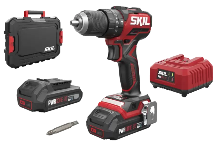 SKIL 20V klopboormachine 3075HC brushless (incl. 2 accu's 2,0Ah + snellader) New