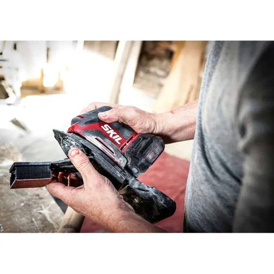 SKIL 20V multischuurmachine Compact Brushless 3720CD incl. 24 schuurbladen en 3 schuurhulpstukken (zonder accu) Online