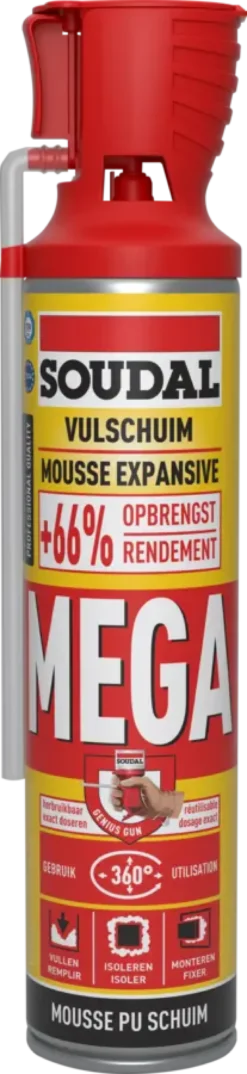 Soudal pur bouwschuim high volume 600 ml Discount