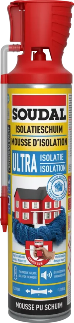 Soudal pur bouwschuim ultra isolatie foam 600 ml Outlet