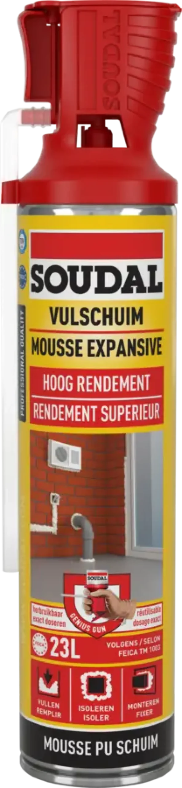 Soudal PU-schuim 600ml Hot