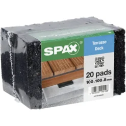 SPAX isolatiepads terras 8 mm 20 stuks Hot