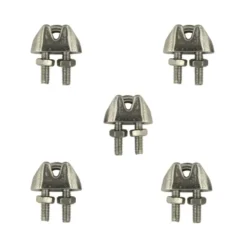 Staaldraadklemmen 4mm 5 stuks
