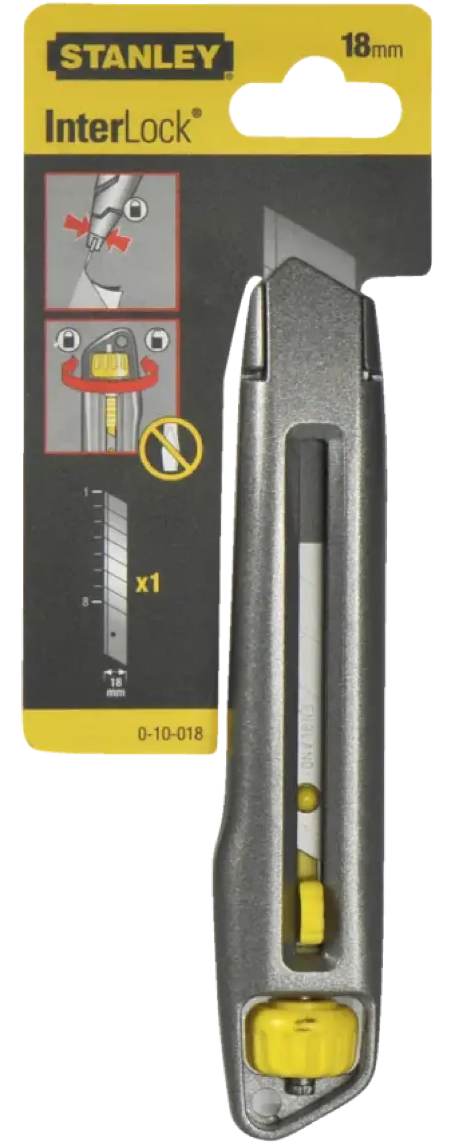 STANLEY afbreekmes Interlock 18 mm Outlet
