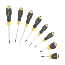 STANLEY schroevendraaierset Cushiongrip 8 delig New