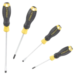 STANLEY schroevendraaierset Cushiongrip 4 delig Hot