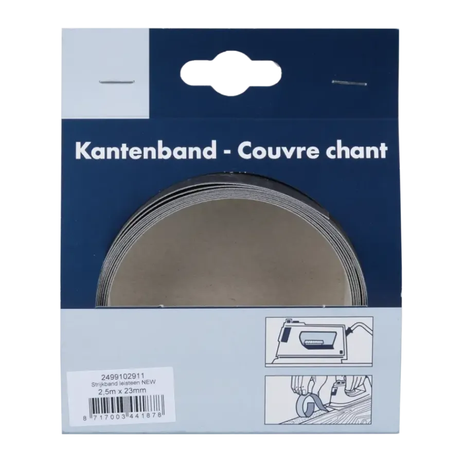 Geen Strijkband leisteen 23 mm 2,5 meter Discount