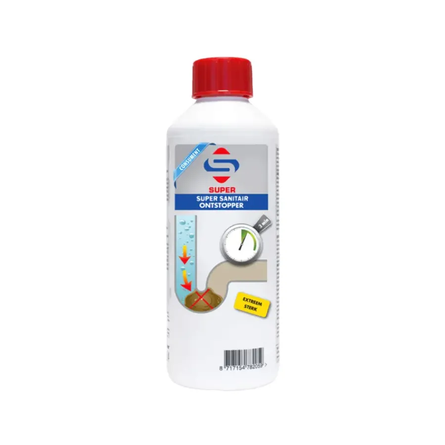 Super Cleaners SUPER sanitair ontstopper 500 ml Sale