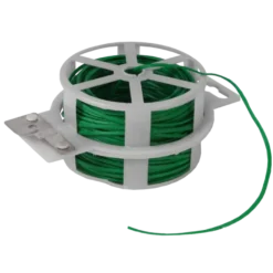 Talen tools bindband groen geplastificeerd metalen kern 50 m