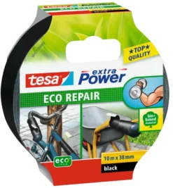 Tesa Extra Power Eco Repair tape zwart 38 mm x 10 m Outlet