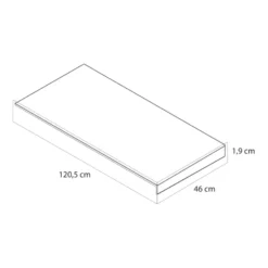 Tiger wastafelblad Nook greige 120,5 x 46 x 1,9 cm Sale