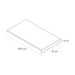 Tiger wastafelblad Nook grèige 100,5 cm Discount