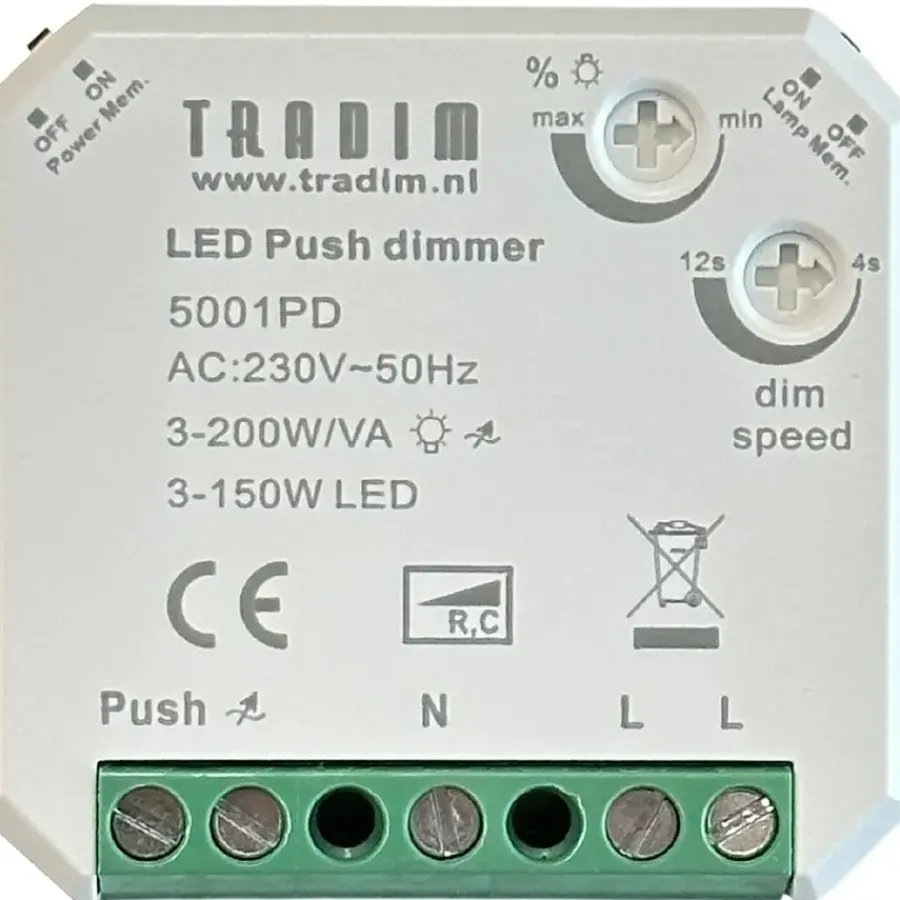 Tradim LED Pulsdimmer 3-200W Hot